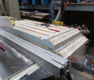 Sash stiles for several new windows